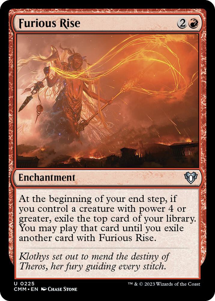 Furious Rise (225) [Commander Masters]