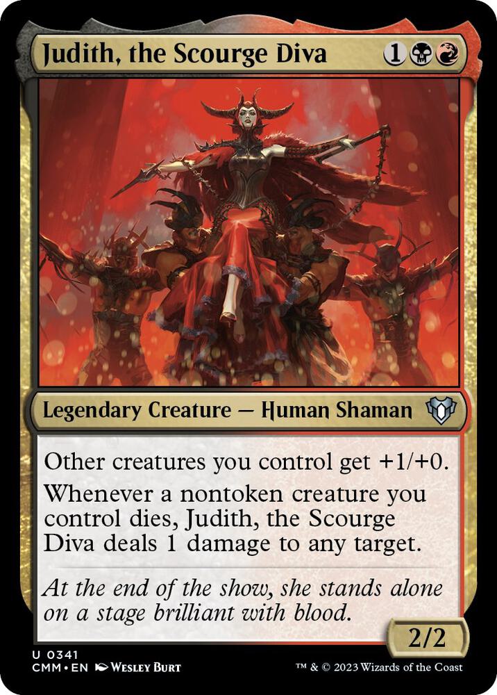 Judith, the Scourge Diva (341) [Commander Masters]