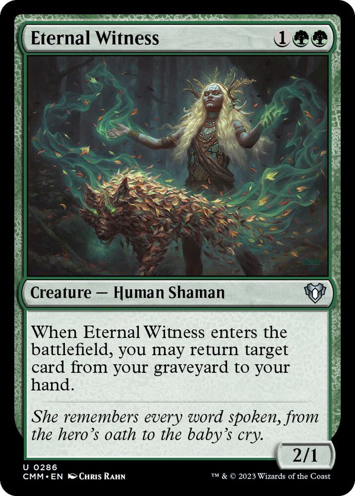 Eternal Witness (286) [Commander Masters]
