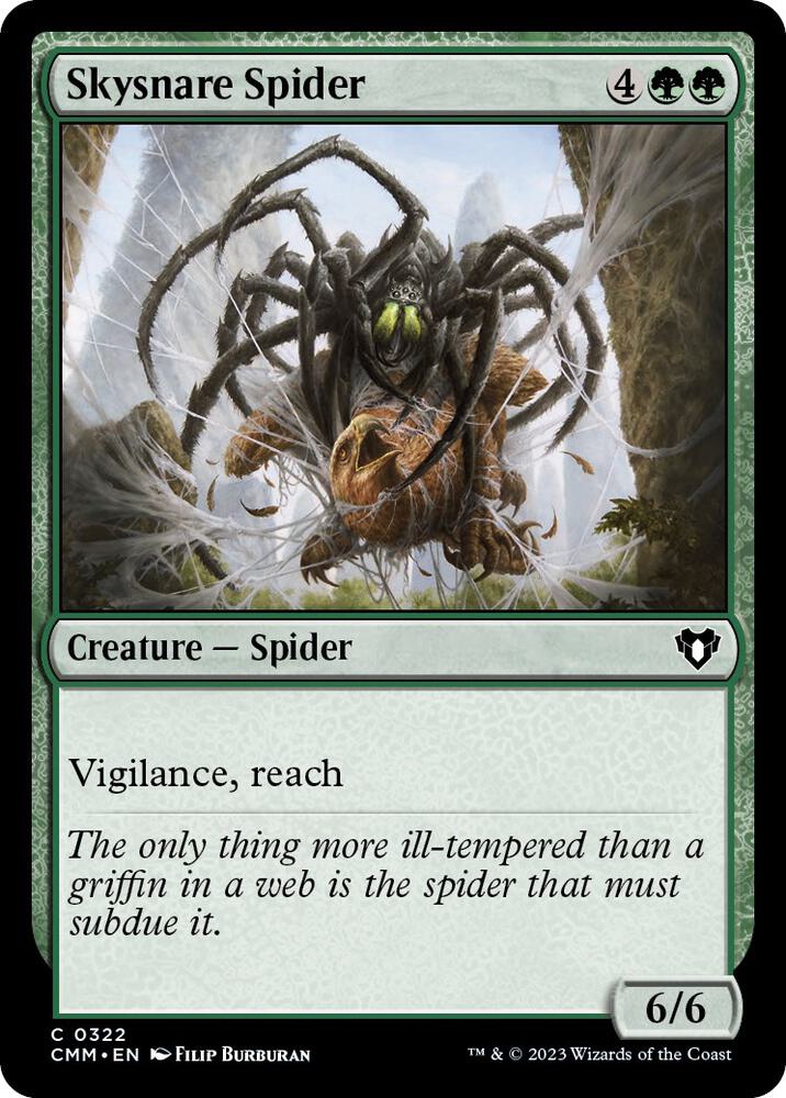 Skysnare Spider (322) [Commander Masters]