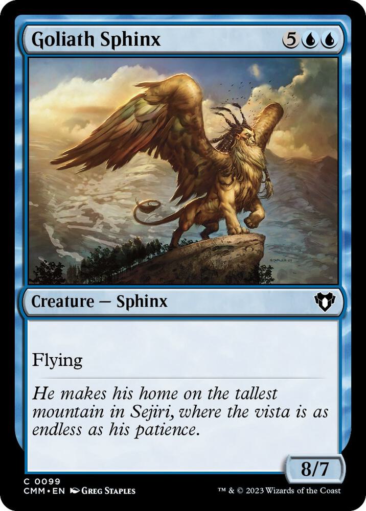 Goliath Sphinx (99) [Commander Masters]