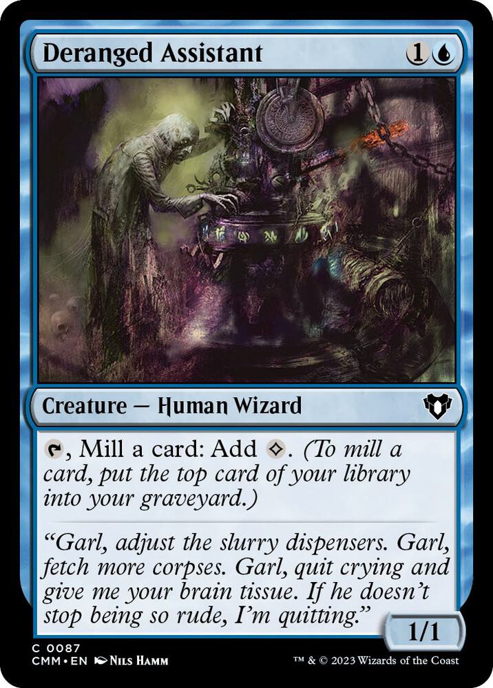 Deranged Assistant (87) [Commander Masters]