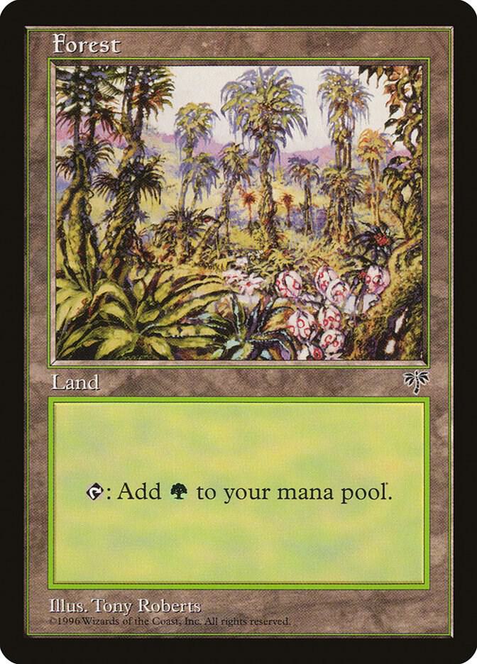 Forest (Pink Flowers Right) (347) [Mirage]