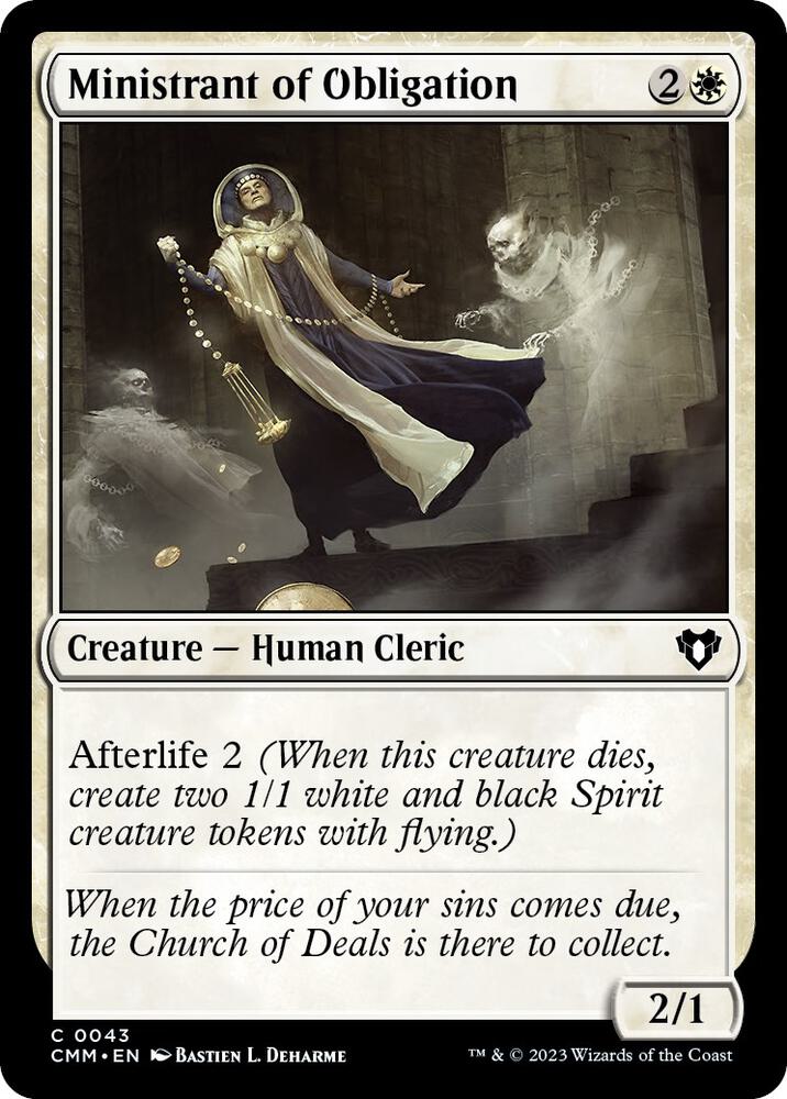 Ministrant of Obligation (43) [Commander Masters]