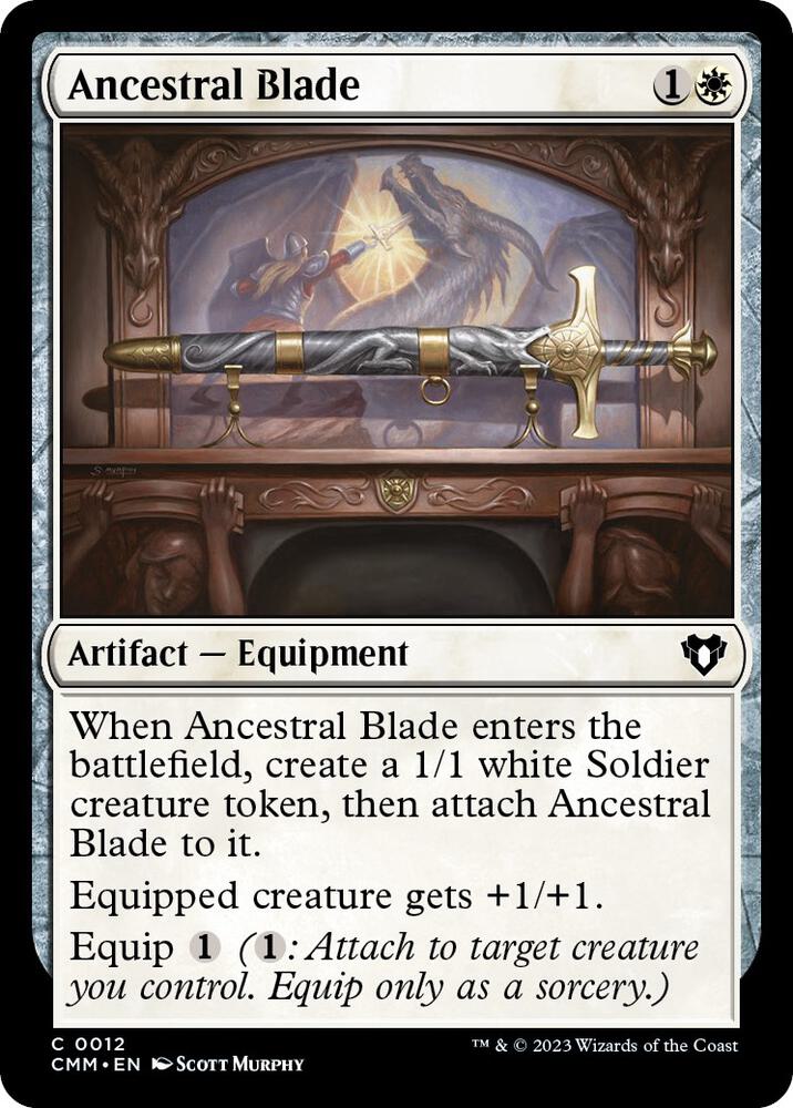 Ancestral Blade (12) [Commander Masters]