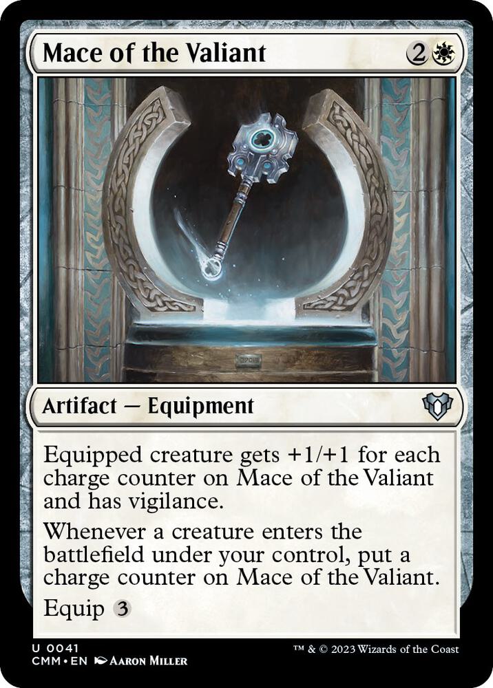 Mace of the Valiant (41) [Commander Masters]