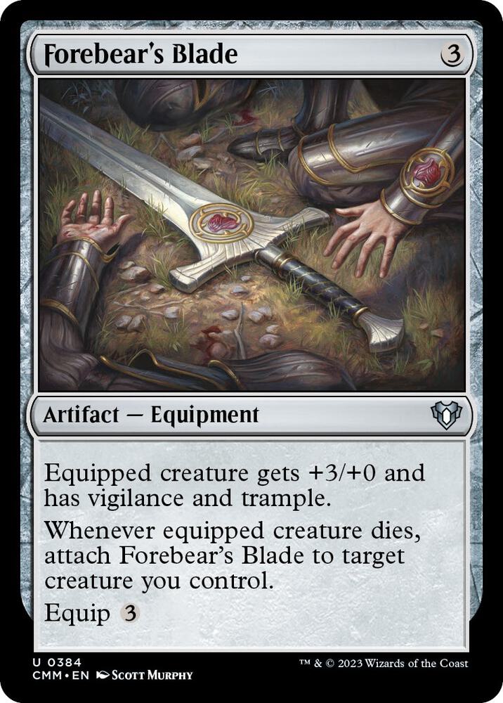 Forebear's Blade (384) [Commander Masters]