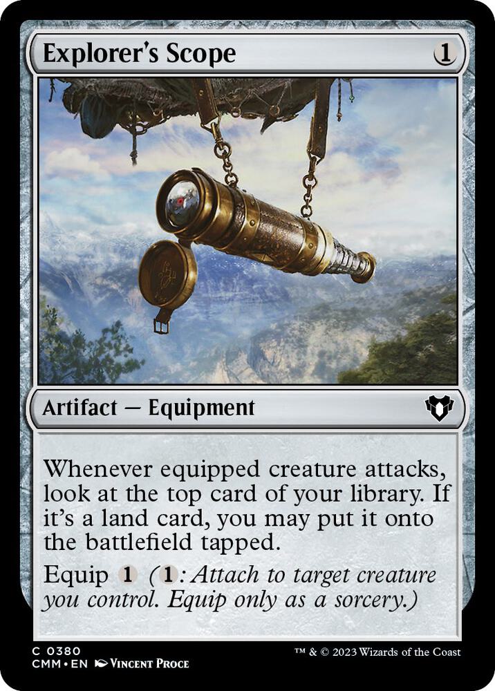 Explorer's Scope (380) [Commander Masters]