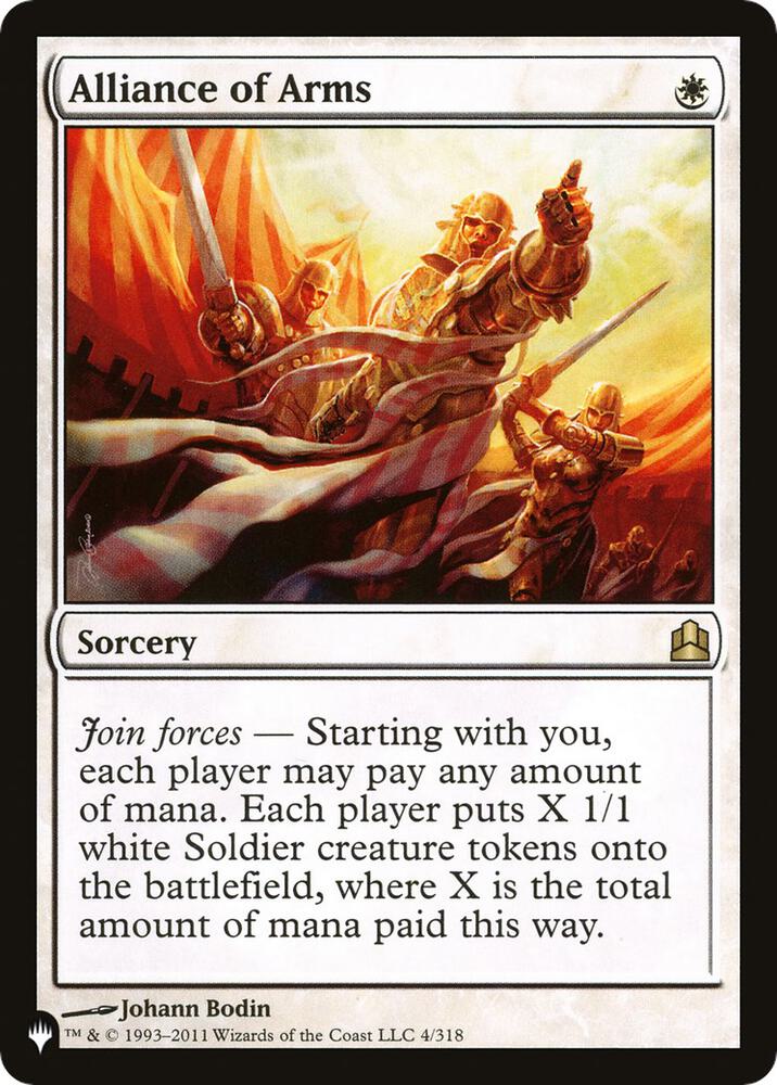 Alliance of Arms (4/318) [The List]