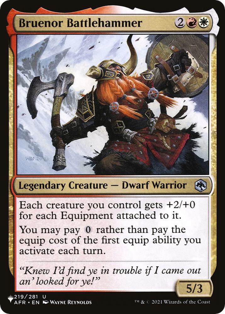 Bruenor Battlehammer (219/281) [The List]