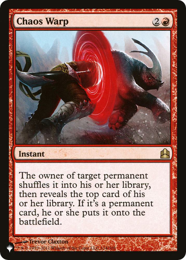 Chaos Warp (CMD) (114/318) [The List]