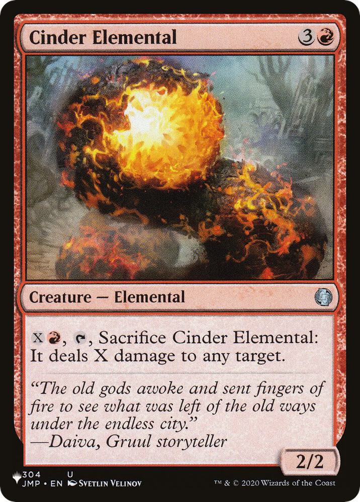 Cinder Elemental (304/078) [The List]