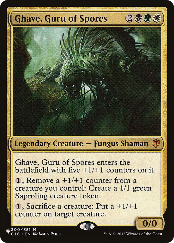 Ghave, Guru of Spores (200/351) [The List]