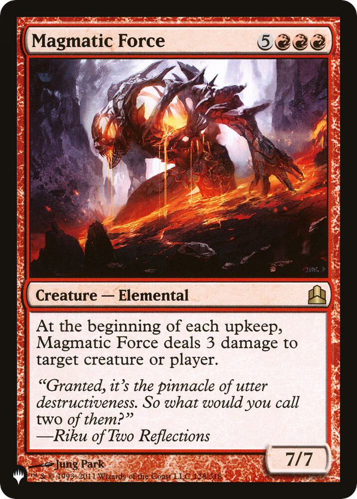 Magmatic Force (128/318) [The List]