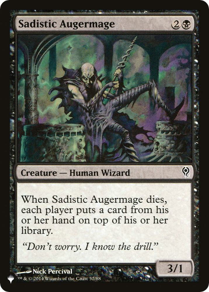 Sadistic Augermage (52/88) [The List]