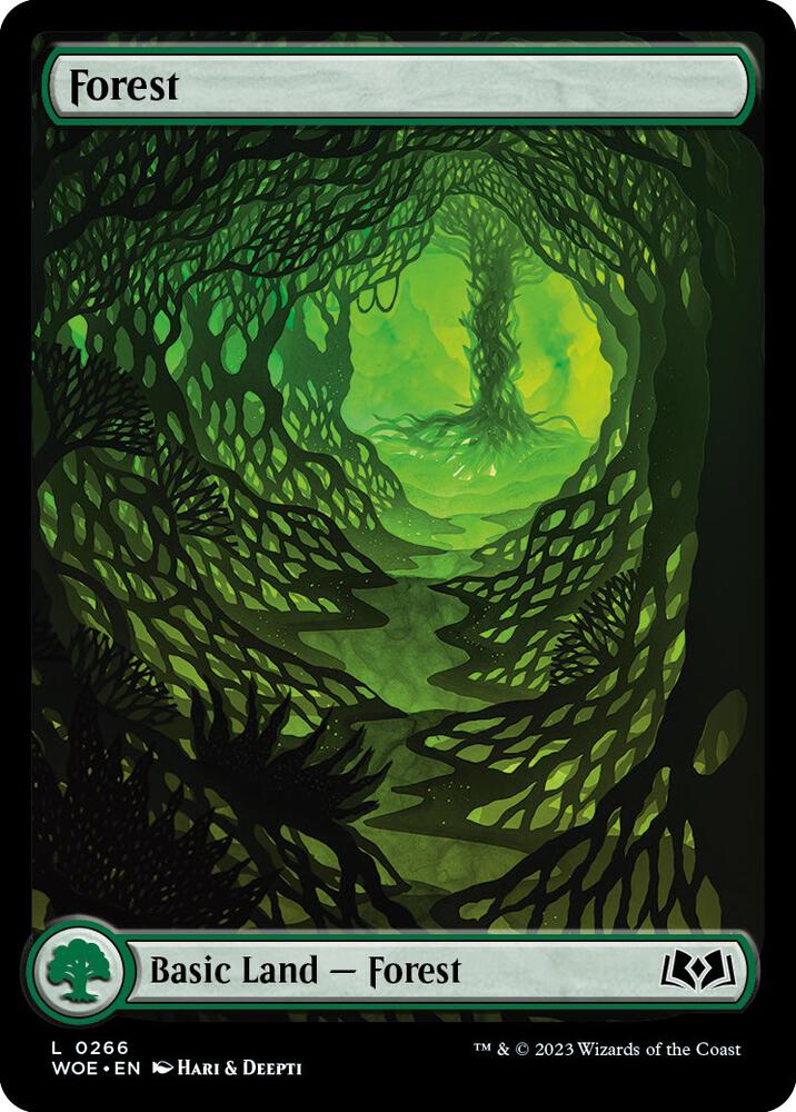 Forest (0266) [Wilds of Eldraine] [Full Art]