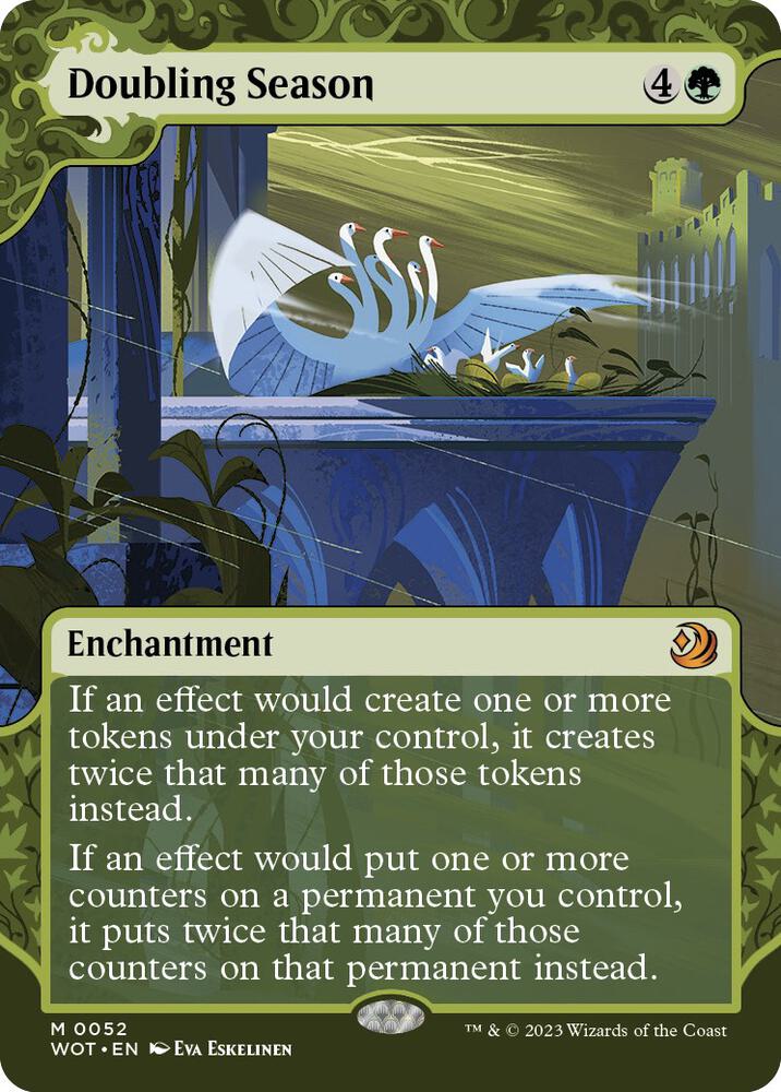 Doubling Season (52) [Wilds of Eldraine: Enchanting Tales] [Showcase, Borderless]