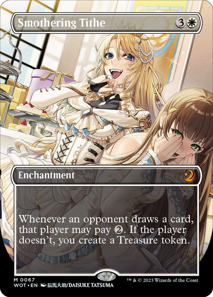 Smothering Tithe (Anime Borderless) (67) [Wilds of Eldraine: Enchanting Tales] [Borderless]