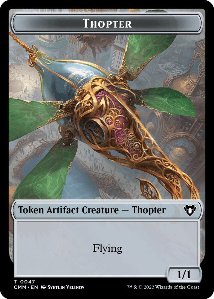 Thopter // Myr Double-Sided Token (47 // 43) [Commander Masters]