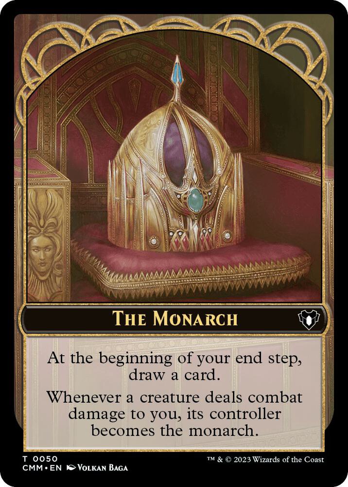 The Monarch // Elemental (0037) Double-Sided Token (50 // 37) [Commander Masters]