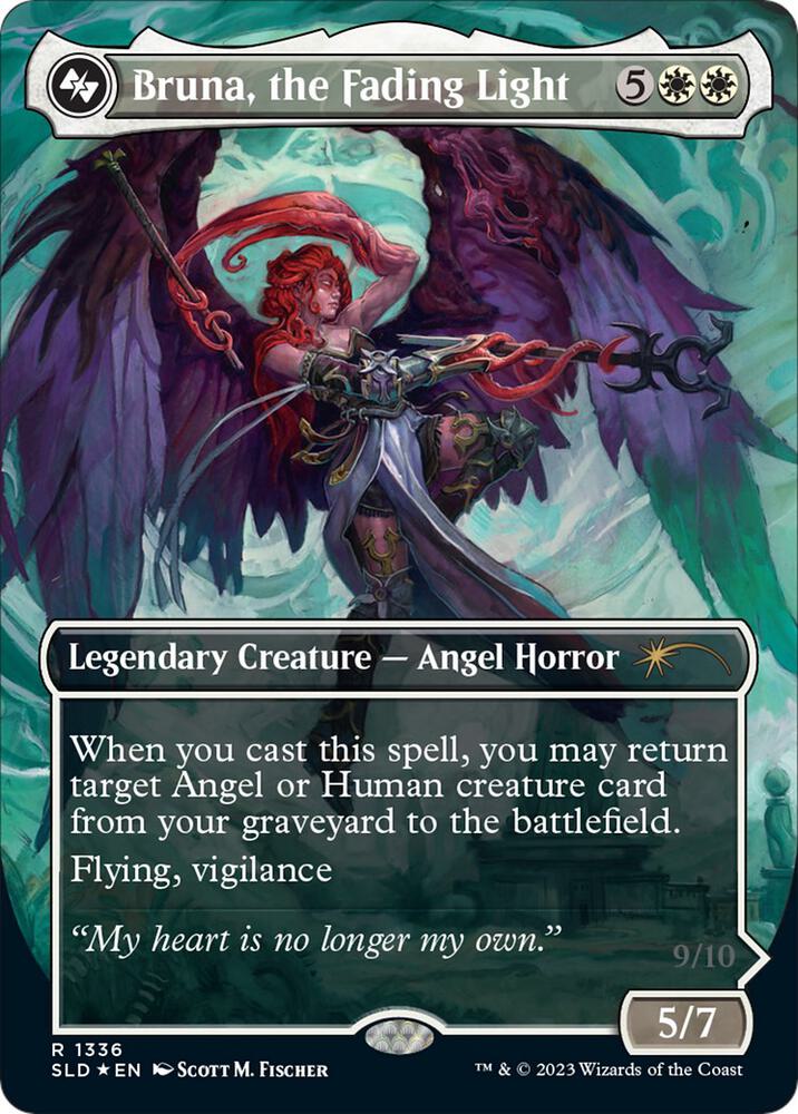 Bruna, the Fading Light (1336) [Secret Lair Drop] [Borderless]
