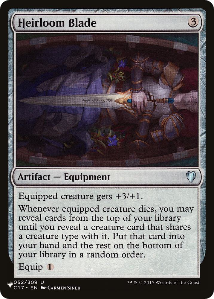 Heirloom Blade (52) [The List]