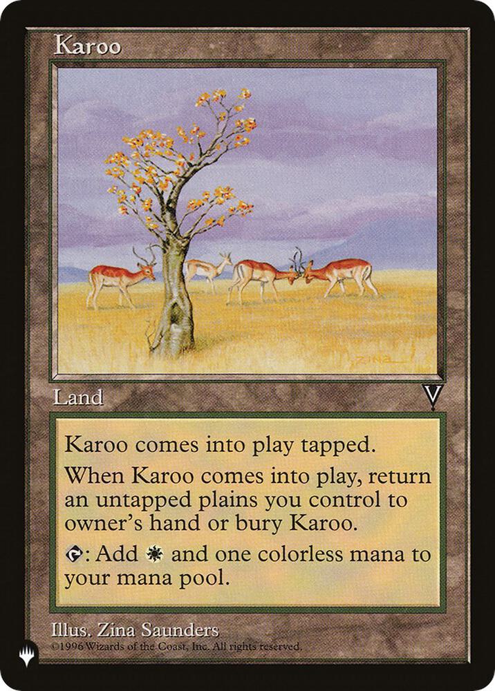 Karoo (VIS) (VIS-165) [The List]