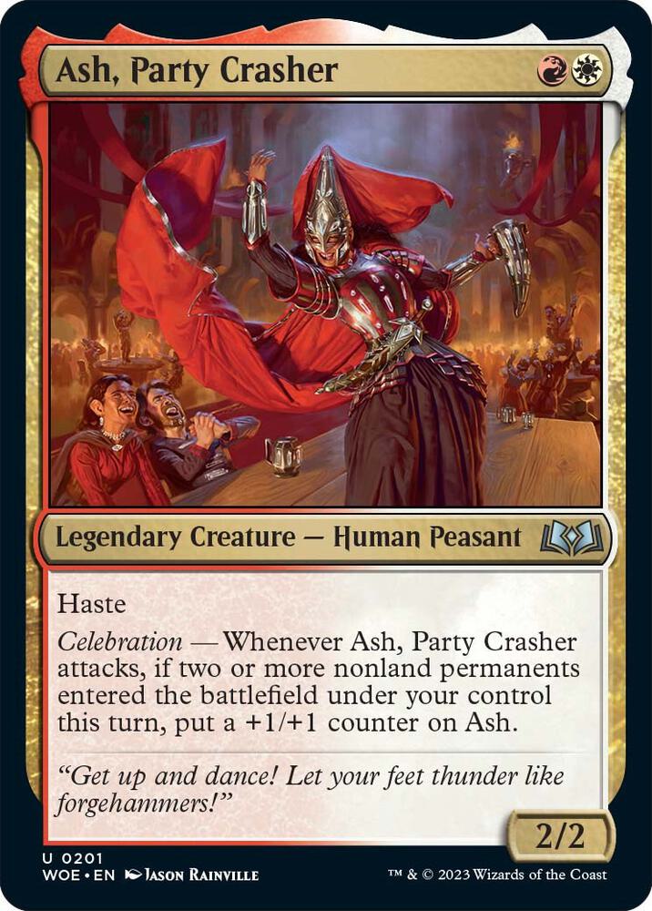 Ash, Party Crasher (201) [Wilds of Eldraine]