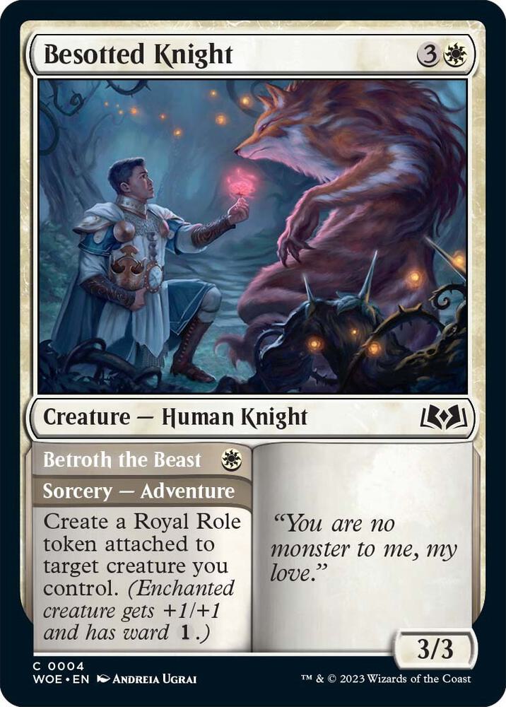 Besotted Knight (4) [Wilds of Eldraine]
