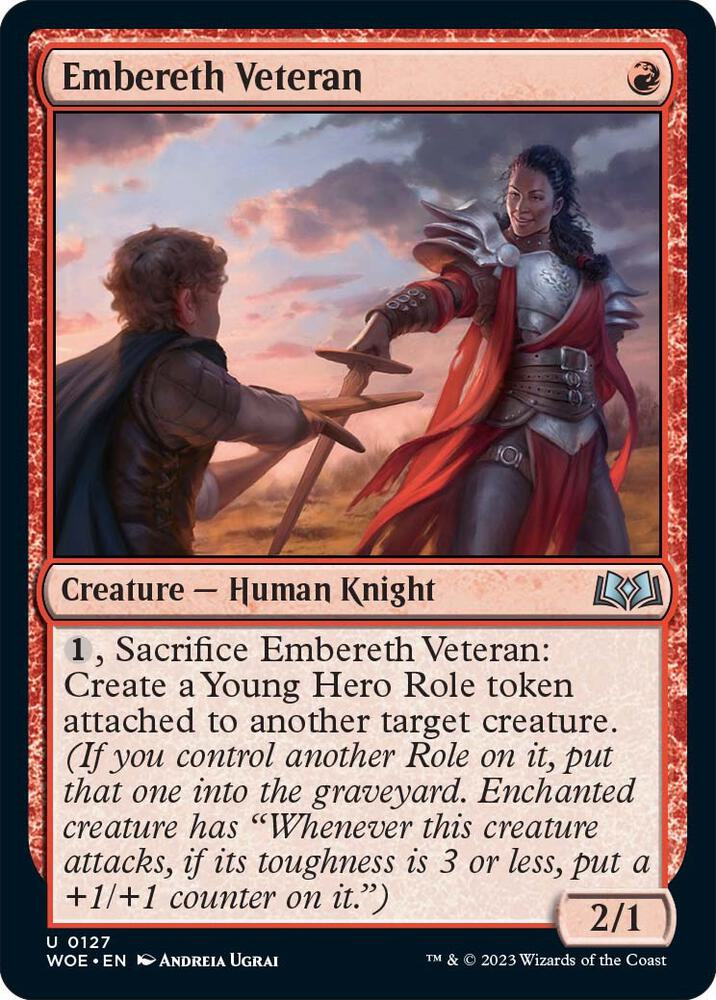 Embereth Veteran (127) [Wilds of Eldraine]