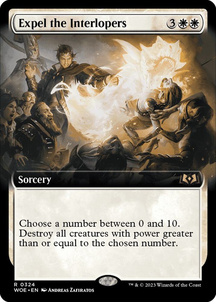Expel the Interlopers (Extended Art) (324) [Wilds of Eldraine] [Extended Art]