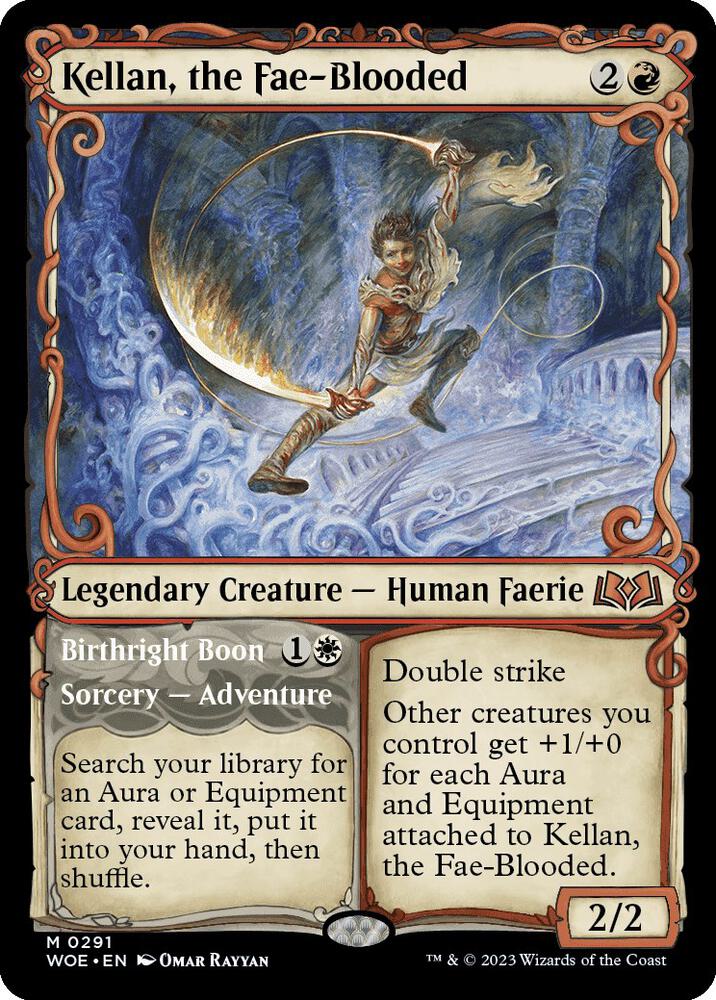 Kellan, the Fae-Blooded (Showcase) (291) [Wilds of Eldraine] [Showcase]