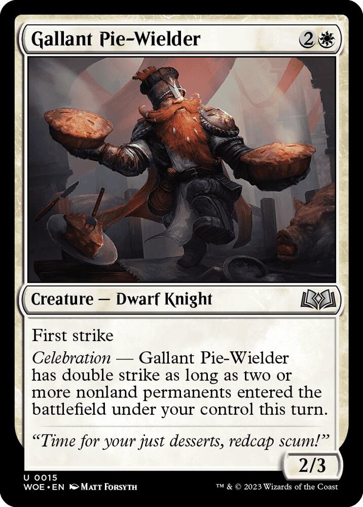 Gallant Pie-Wielder (15) [Wilds of Eldraine]