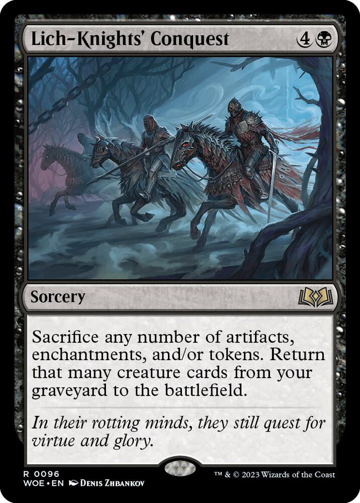 Lich-Knights' Conquest (96) [Wilds of Eldraine]