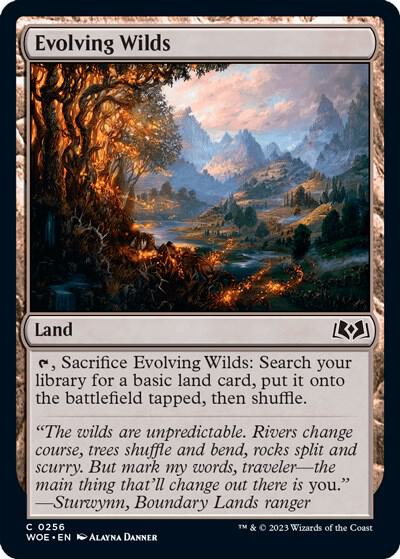 Evolving Wilds (256) [Wilds of Eldraine]
