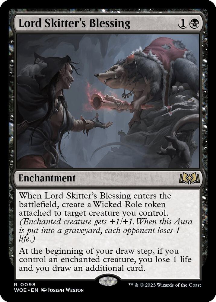 Lord Skitter's Blessing (98) [Wilds of Eldraine]