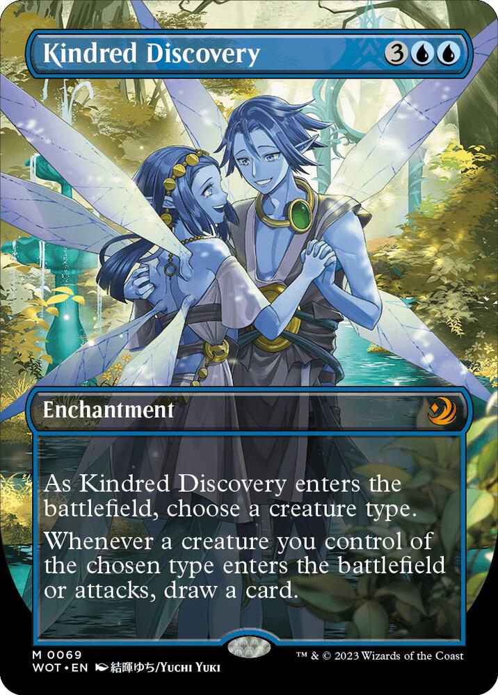 Kindred Discovery (Anime Borderless) (69) [Wilds of Eldraine: Enchanting Tales] [Borderless]