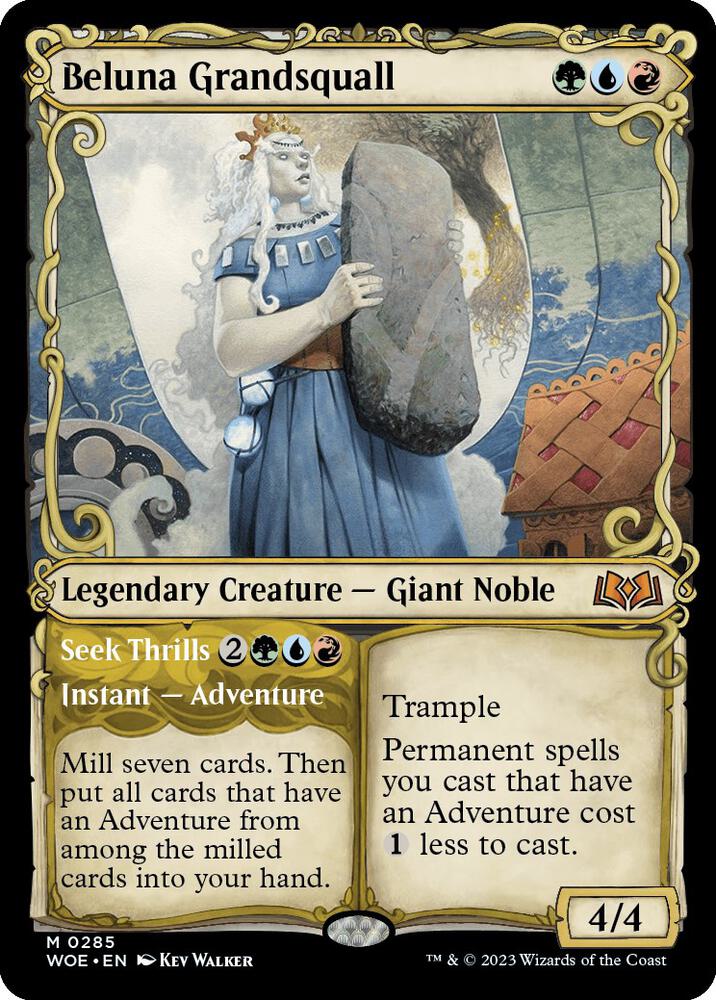 Beluna Grandsquall (Showcase) (285) [Wilds of Eldraine] [Showcase]