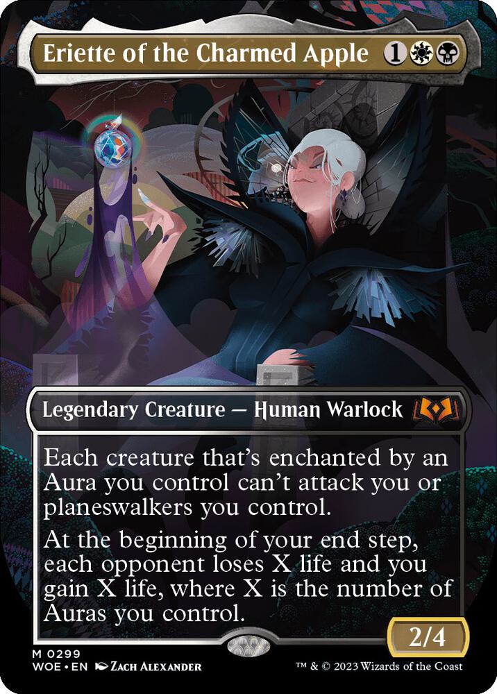 Eriette of the Charmed Apple (Borderless) (299) [Wilds of Eldraine] [Borderless]