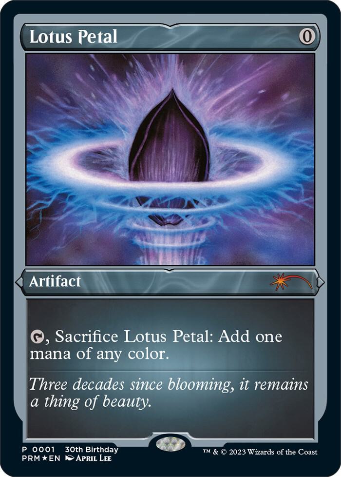Lotus Petal (Foil Etched) (1) [Unique and Miscellaneous Promos]