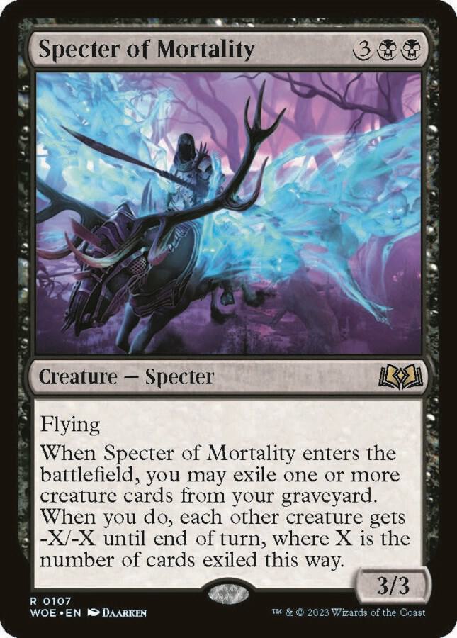 Specter of Mortality (107) [Wilds of Eldraine]