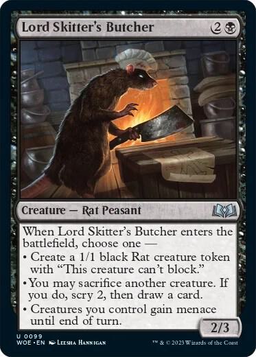 Lord Skitter's Butcher (99) [Wilds of Eldraine]
