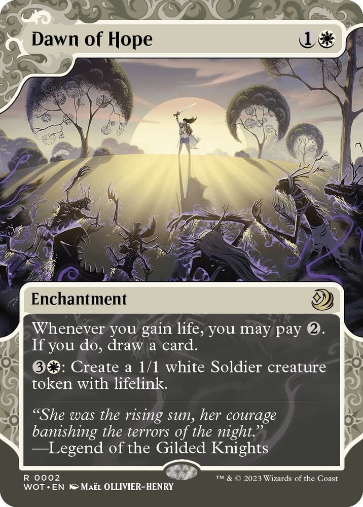 Dawn of Hope (2) [Wilds of Eldraine: Enchanting Tales] [Showcase, Borderless]