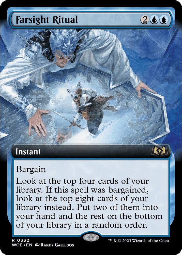 Farsight Ritual (Extended Art) (332) [Wilds of Eldraine] [Extended Art]