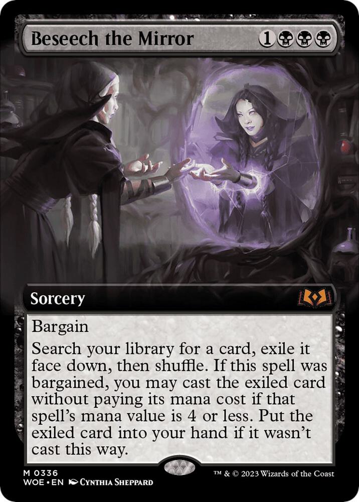 Beseech the Mirror (Extended Art) (336) [Wilds of Eldraine] [Extended Art]