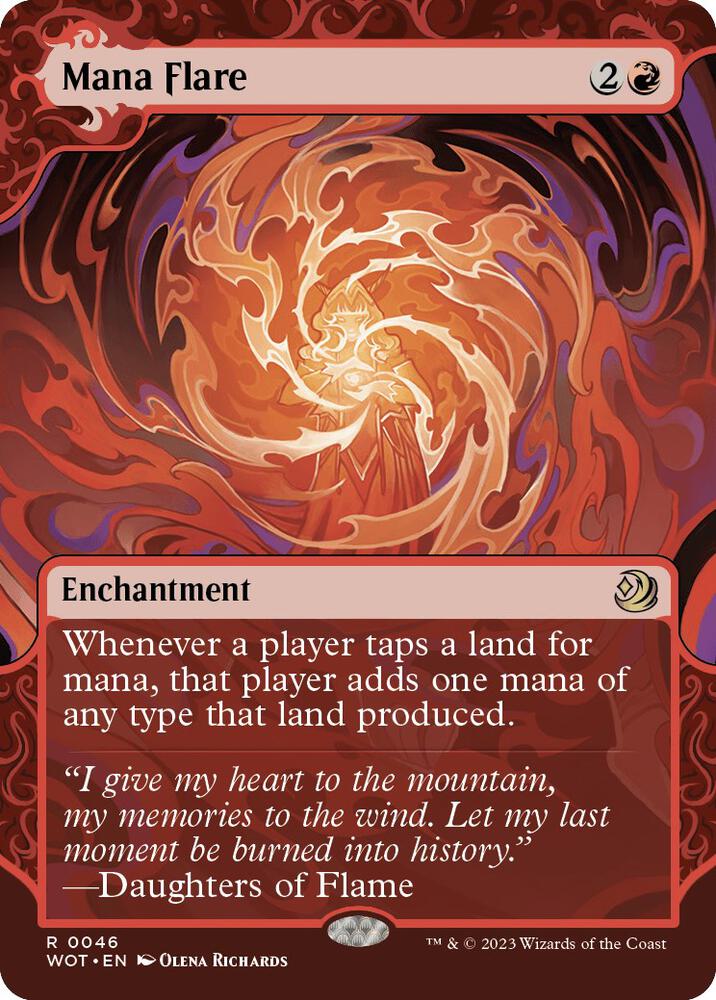 Mana Flare (46) [Wilds of Eldraine: Enchanting Tales] [Showcase, Borderless]