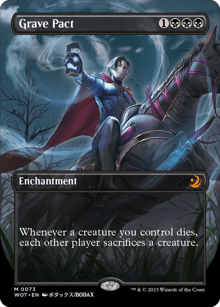 Grave Pact (Anime Borderless) (73) [Wilds of Eldraine: Enchanting Tales] [Borderless]