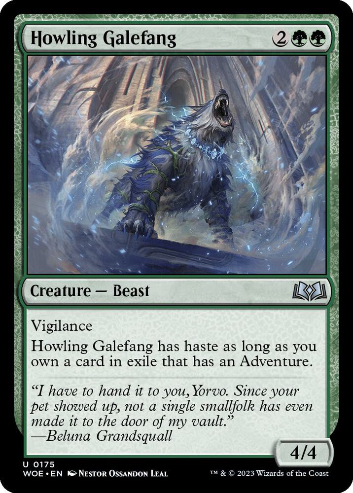 Howling Galefang (175) [Wilds of Eldraine]
