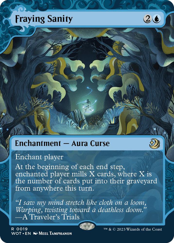 Fraying Sanity (19) [Wilds of Eldraine: Enchanting Tales] [Showcase, Borderless]