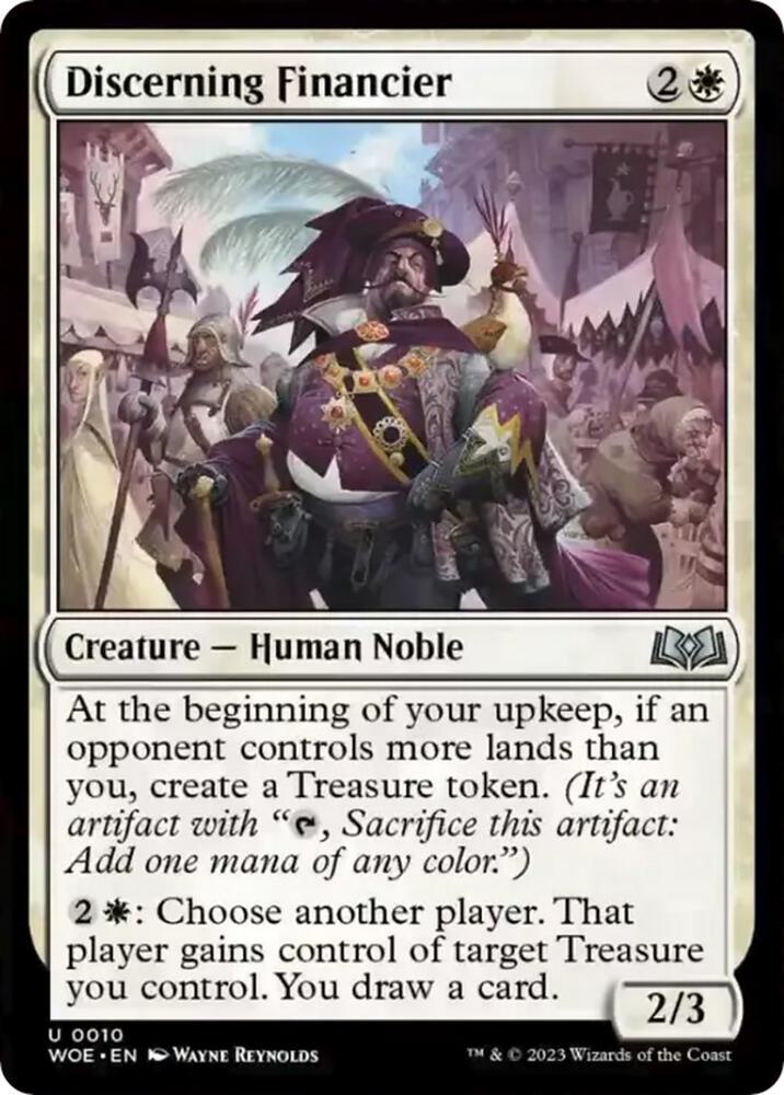 Discerning Financier (10) [Wilds of Eldraine]